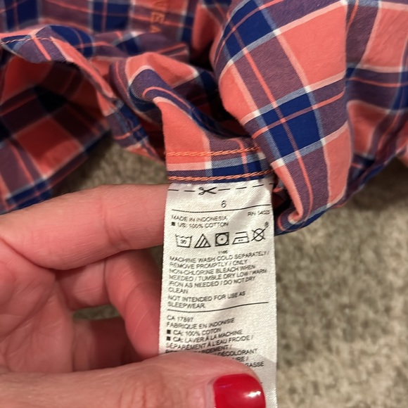 Janie & Jack Plaid Shirt, 6 - Picture 6 of 7